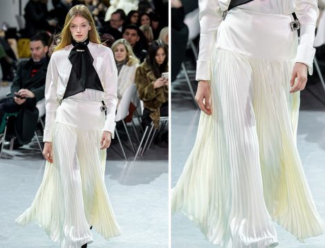 Alexandre Vauthier İlkbahar Yaz 2019 Couture Pileli Etek