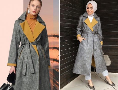 Mizalle Çift Taraflı Trençkot