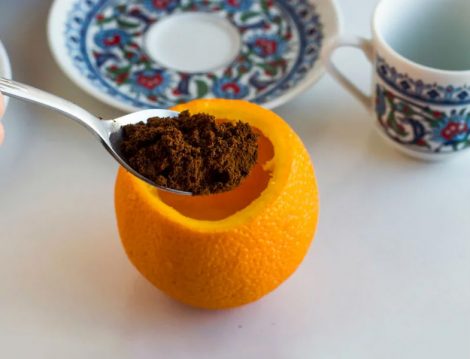 Portakal Kabuğunda Türk Kahvesi