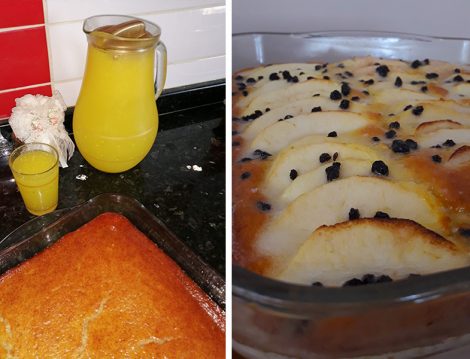 Portakallı ve Elmalı Kek Tarifi