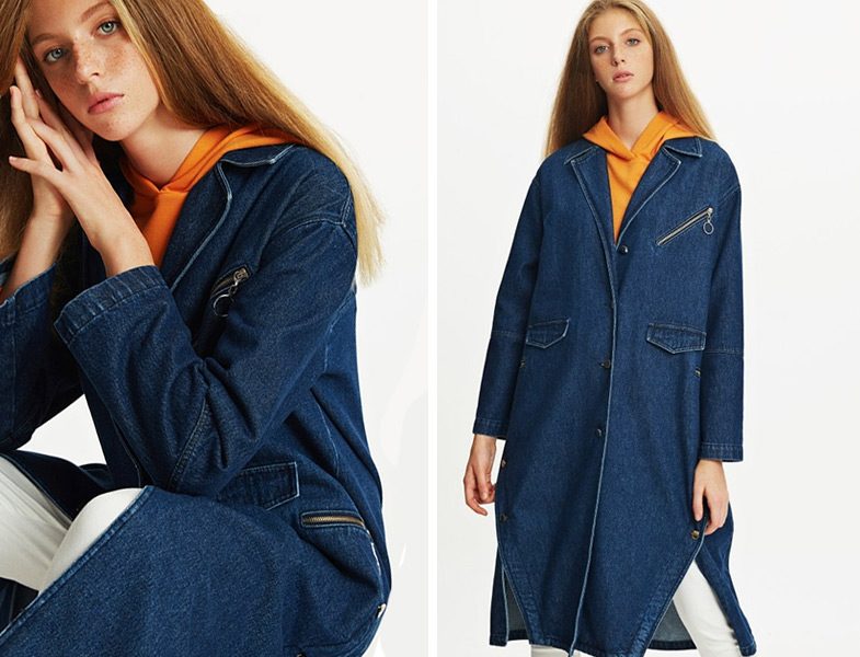 Touche Official Denim Trençkot