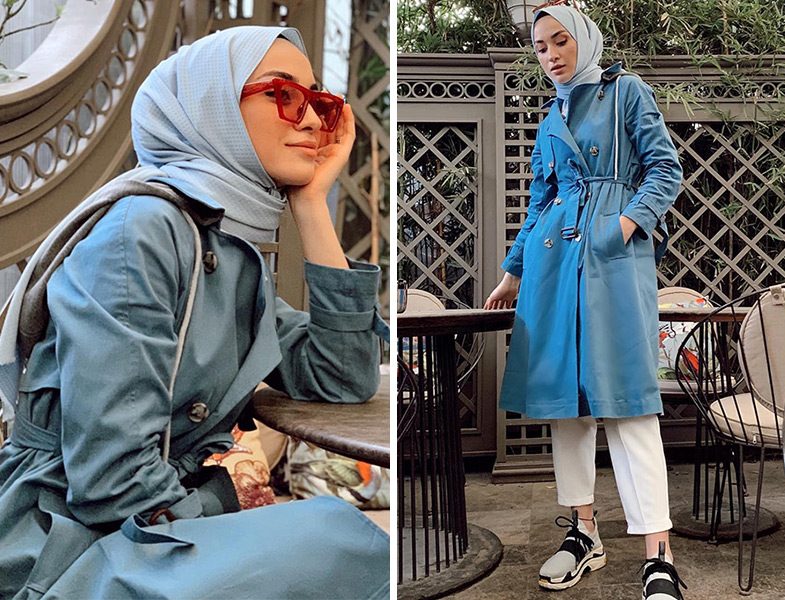 Vesna Design Mavi Trençkot