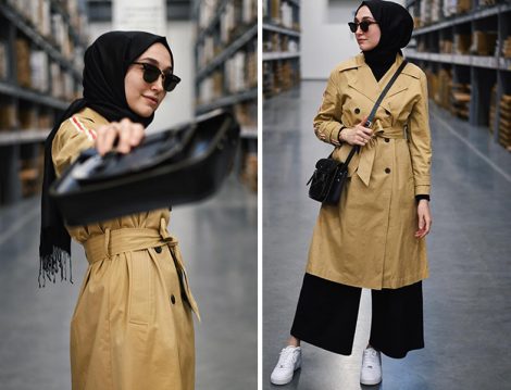 Zara Camel Trençkot