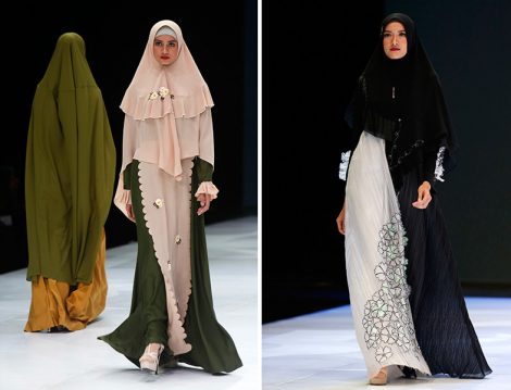 2019 Endonezya Moda Haftası Tesettür Giyim Defilesi