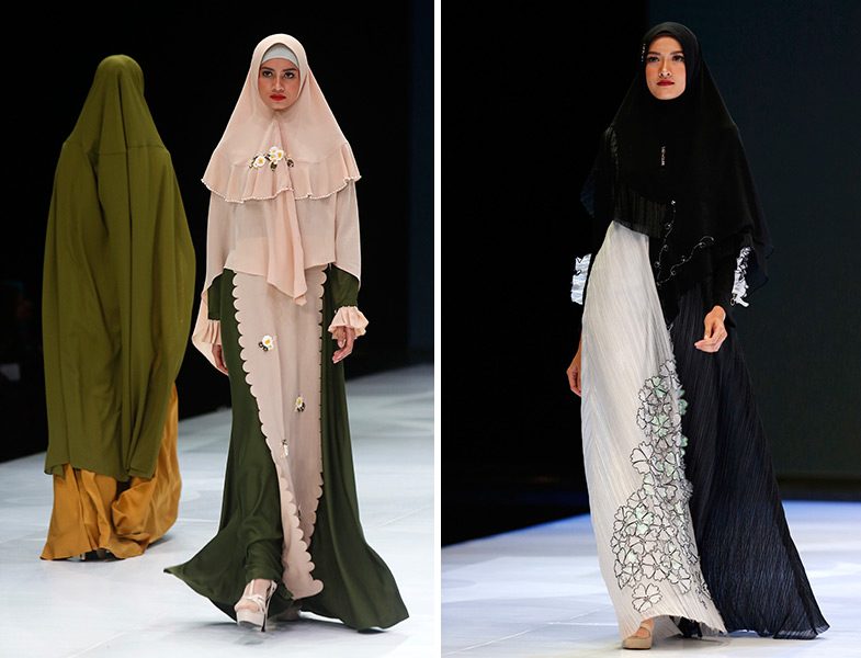 2019 Endonezya Moda Haftası Tesettür Giyim Defilesi