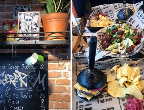 Fire Room Ataşehir Kara Trüf Burger - Fatboy-Falafel