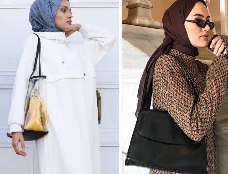 Omza Takılan Kısa Saplı Çantalar