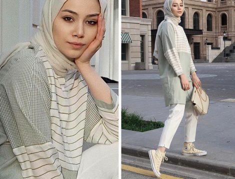 Vesna Design 2019 Çizgili Tunik