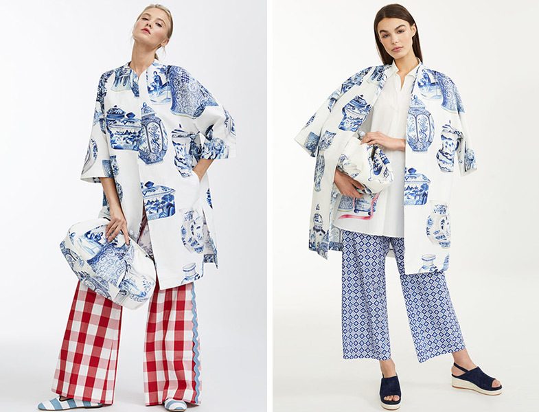 Weekend MaxMara Beyaz Popart Desenli Ceket