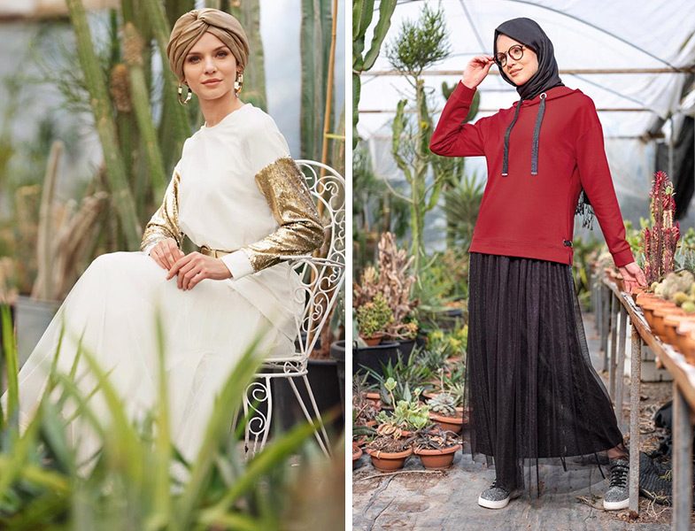 Alvina 2019 İlkbahar&Yaz Koleksiyonu Spor Tunik ve Etek Modelleri