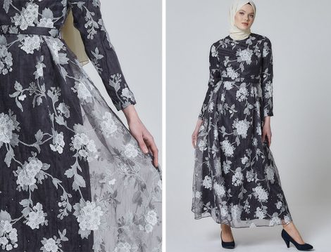 Armine Siyah Elbise