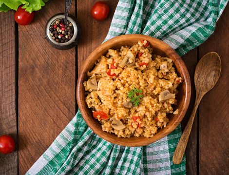 Mantarlı Bulgur Pilavı Tarifi