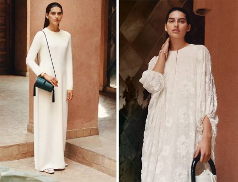 Reem Acra Beyaz Elbise Modelleri