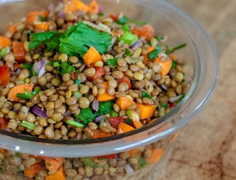 Yeşil Mercimek Salatası Tarifi