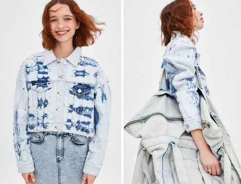 Asit Yıkama Denim Ceket