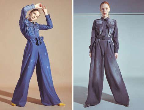 Latifa Denim Tulum