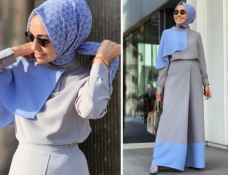 Mizalle Bol Pantolon-Bluz İkili Takım