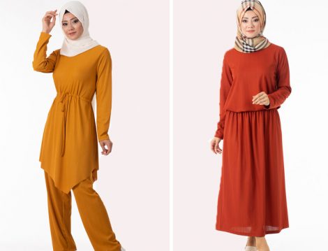 Tunik - Etek / Pantolon İkili Takım