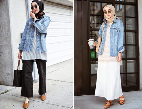 Elif Doğan Denim Ceket Kombinleri
