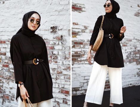 Seçil Store Siyah Oversize Tunik