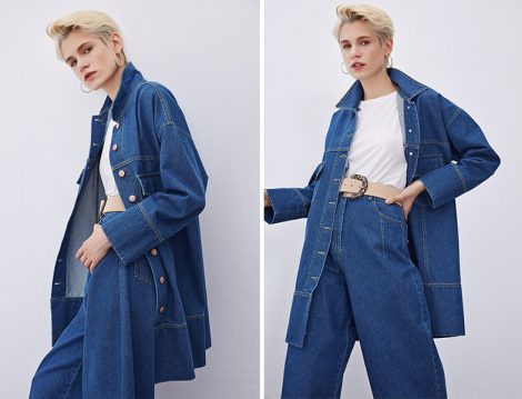 Touche Prive Oversize Kot Ceket