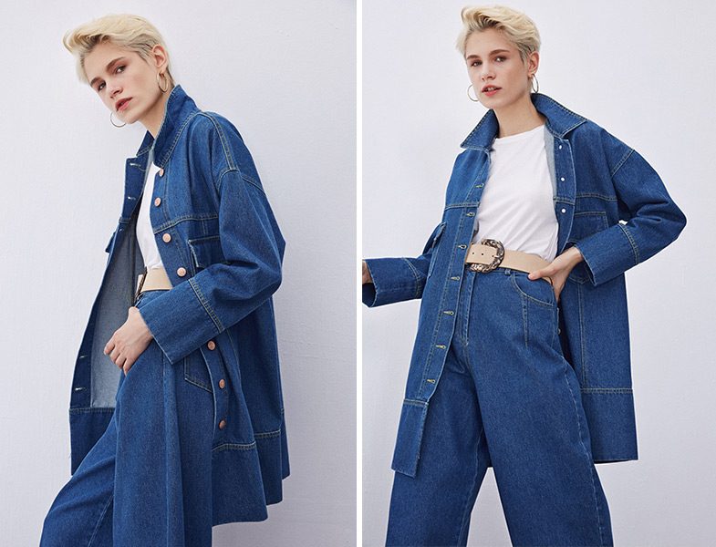 Touche Prive Oversize Kot Ceket
