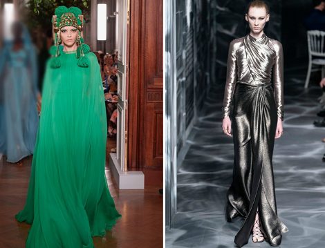 Valentino Fall 2019 Couture ve Christian Dior Fall 2019 Couture