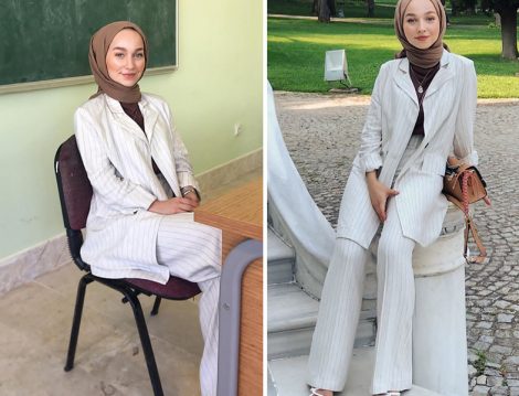 Betül Yıldırım: Tasarım Nurs Çizgili Dora Takım
