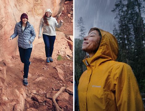 Columbia Trail Koleksiyonu Yağmurluk ve Triko