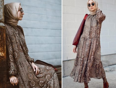 Elif Doğan H&m Çiçekli Elbise