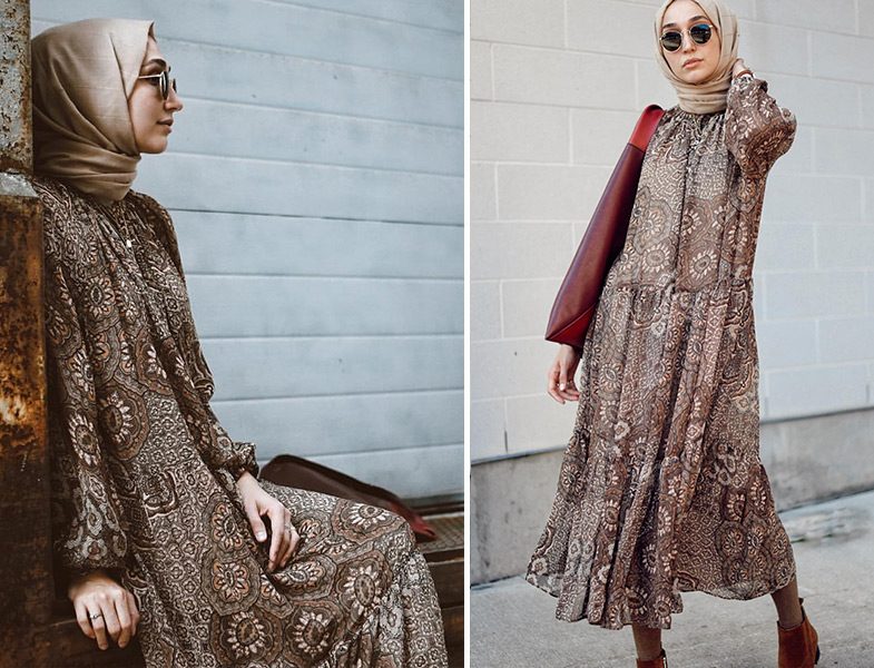 Elif Doğan H&m Çiçekli Elbise
