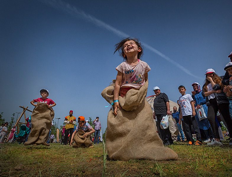 Etnospor Festivali 2019 Çocukların Çuval Yarışı