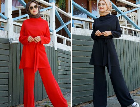 Gamze Özkul Tunik Pantolon Takım