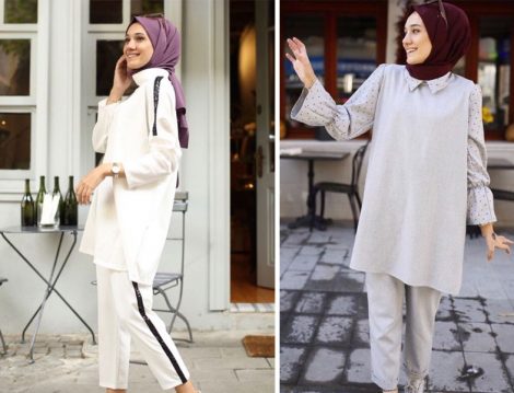 Gizce Tunik Pantolon Takım