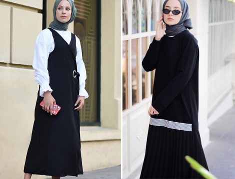 Hooop Store Siyah Elbise ve Jile