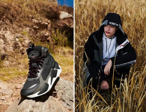 Puma X Les Benjamins Fermuarlı-Kapüşonlu Sweat Hırka ve Spor Ayakkabı