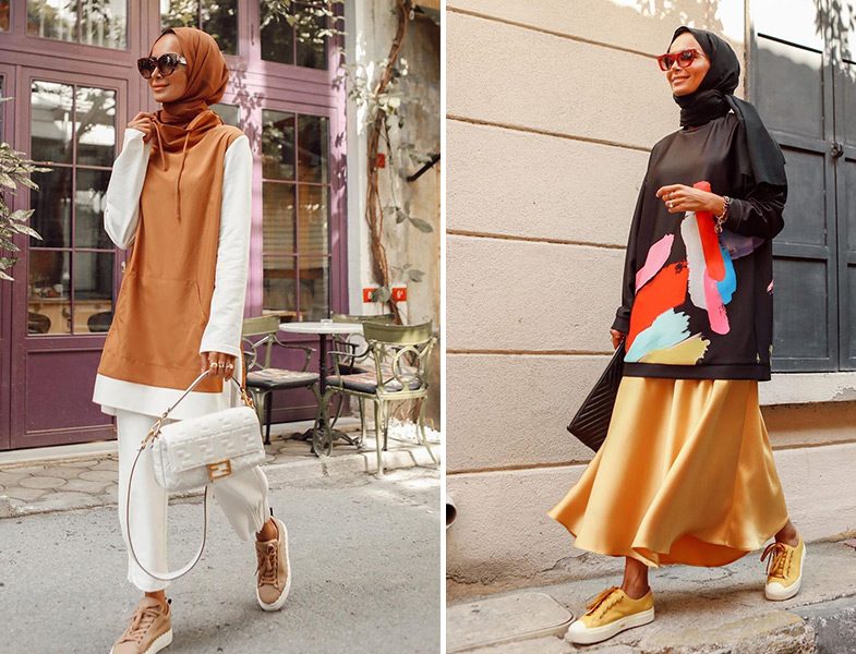 Touche Camel Sweatshirt - Venove Collection Siyah Sweatshirt