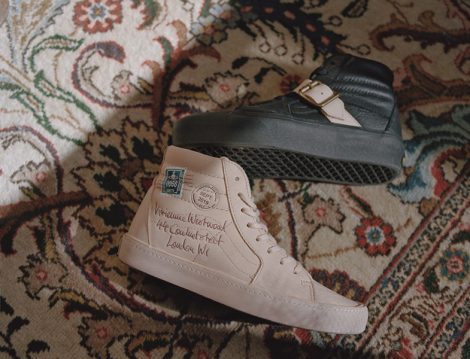 Vans ve Vivienne Westwood Sk8-Hi Platform Ayakkabı Modeli