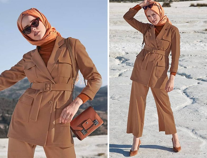 Alvina 2019-20 Sonbahar Kış Ceket Pantolon Takım