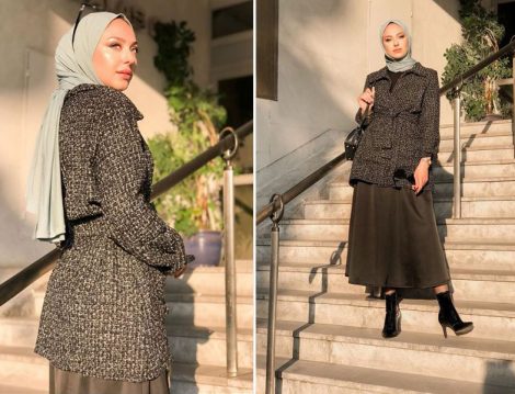 Beyza Ak: Meryem Akyıldız Etek Ceket Takım