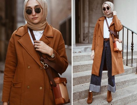 Elif Doğan Zara Bol Jean Pantolon ve He-qa Taba Ceket Kombini