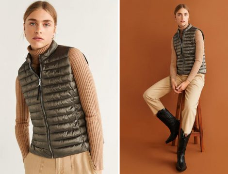 Mango 2019-20 Sonbahar Kış Kapitoneli Şişme Yelek