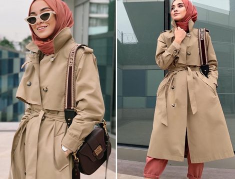 Sena Sever: Fresh Scarf Şal - Manuka Trençkot