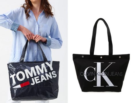 Tommy Hilfiger Tote Çanta - Calvin Klain Tote Çanta