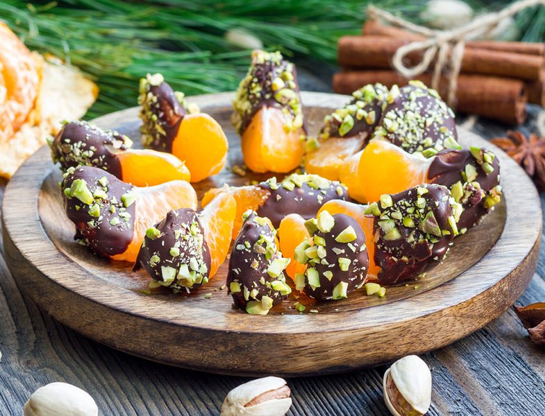 Çikolatalı Mandalina Dilimleri