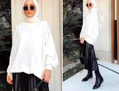 Şeyma Kaymak Mina Aişe Sweat ve Etek