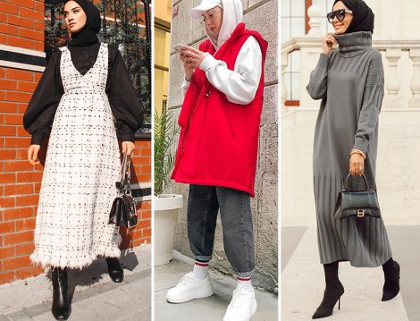 Sena Sever: Özsarıçam Jile / Beyza Ak: Chada Boutiqe Yelek / Betül Gedik Studio Nish Triko Elbise