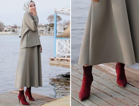 Şüheda Türkoğlu Kadriye Baştürk Etek - Zara Bootie