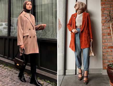 Ayşe Coşkun: Aybike Tekstil Kadife Ceket - Sena Sever: Gülsüm Sevim Kadife Ceket