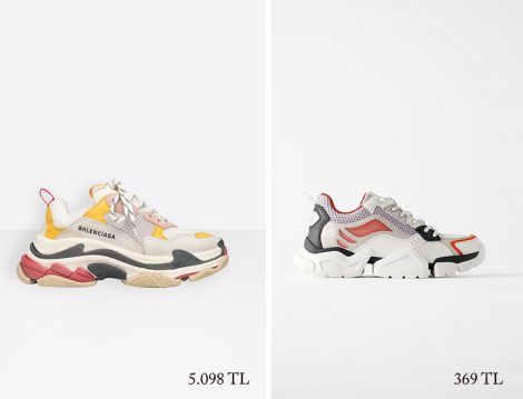 Balenciaga - Zara Sneaker Fiyatları